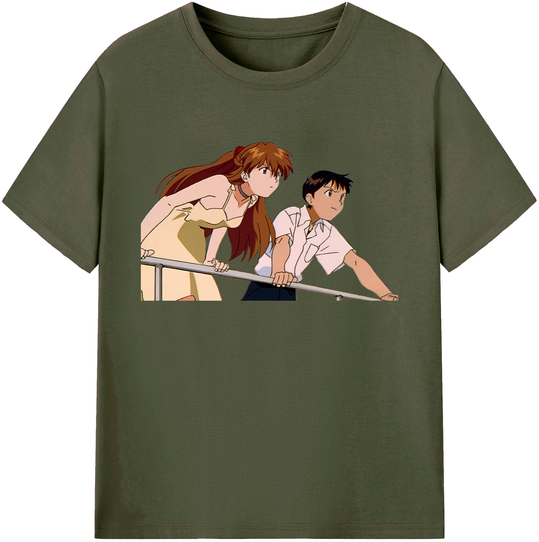 （画像用） EVA 新世紀エヴァンゲリオン 綿100％ メンズ半袖Tシャツ｜肌触りやわらか＆通気性